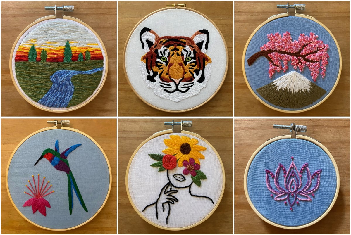 4. April Embroidery